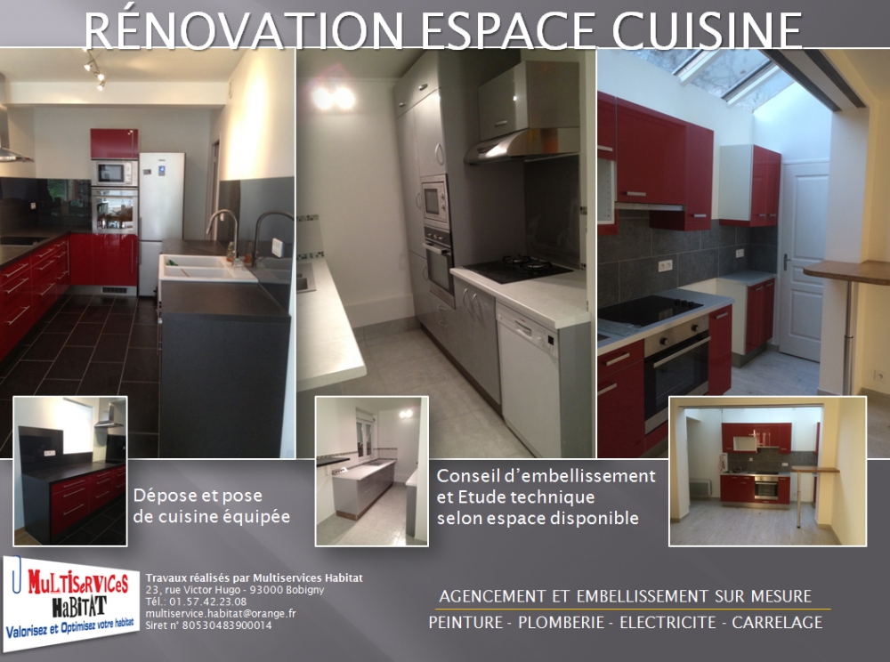 Par thème : Rénovation espace cuisine 